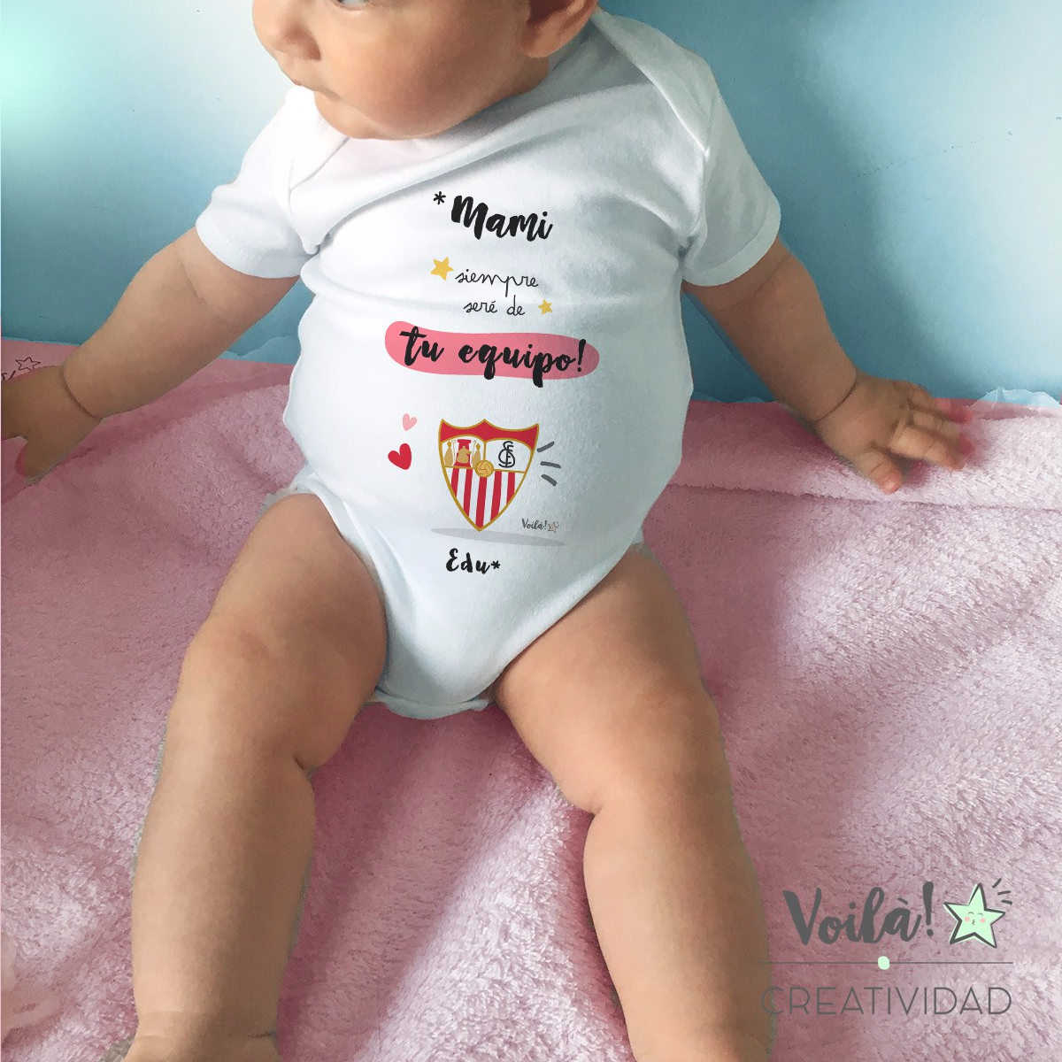 Body bebe personalizado sevilla futbol
