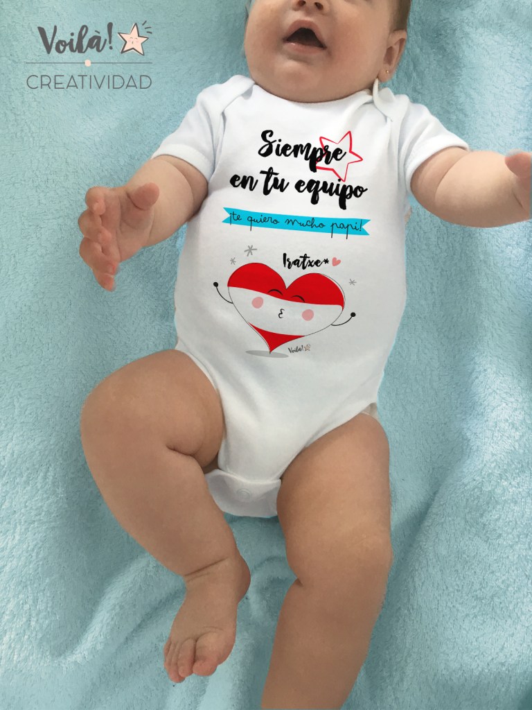 body bebe personalizado aupa athletic bilbao