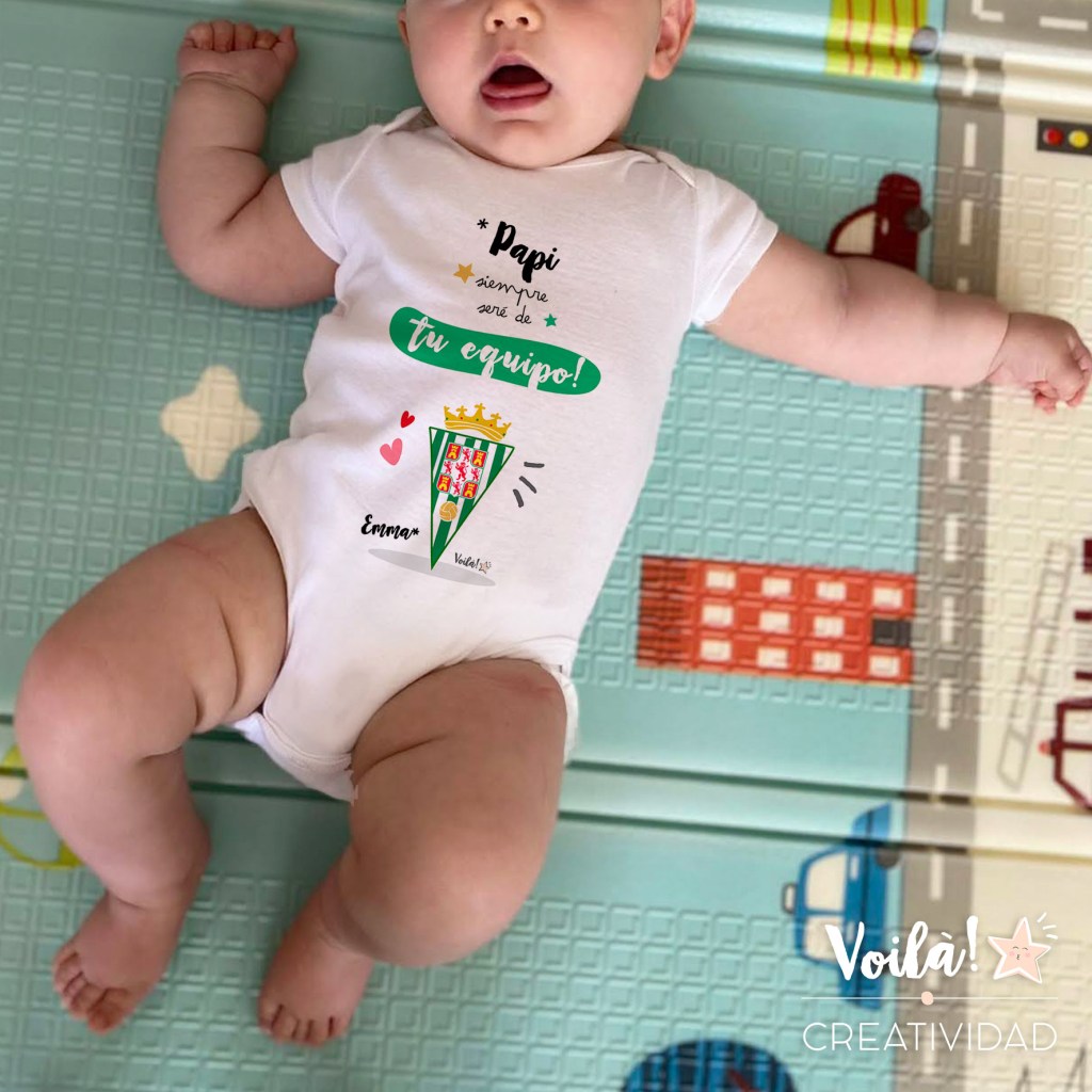 body bebe personalizado cordoba futbol