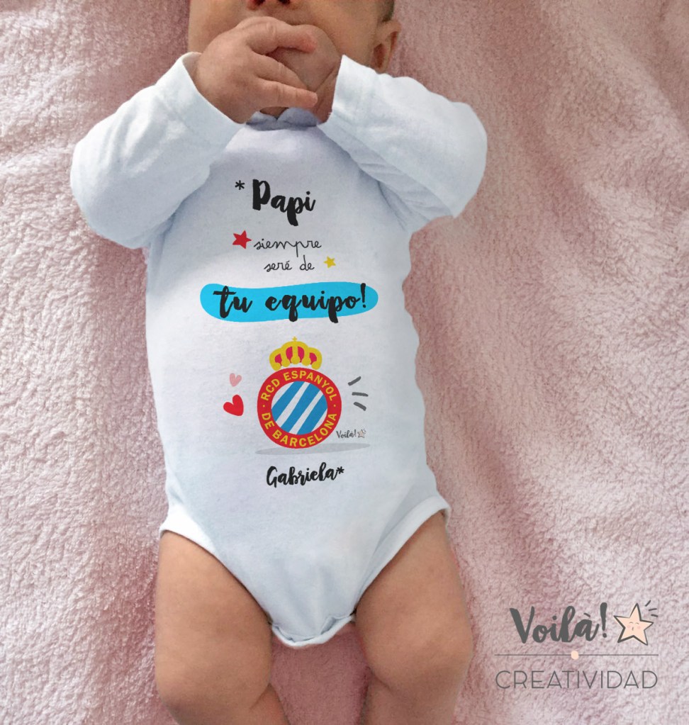 body bebe personalizado espanyol